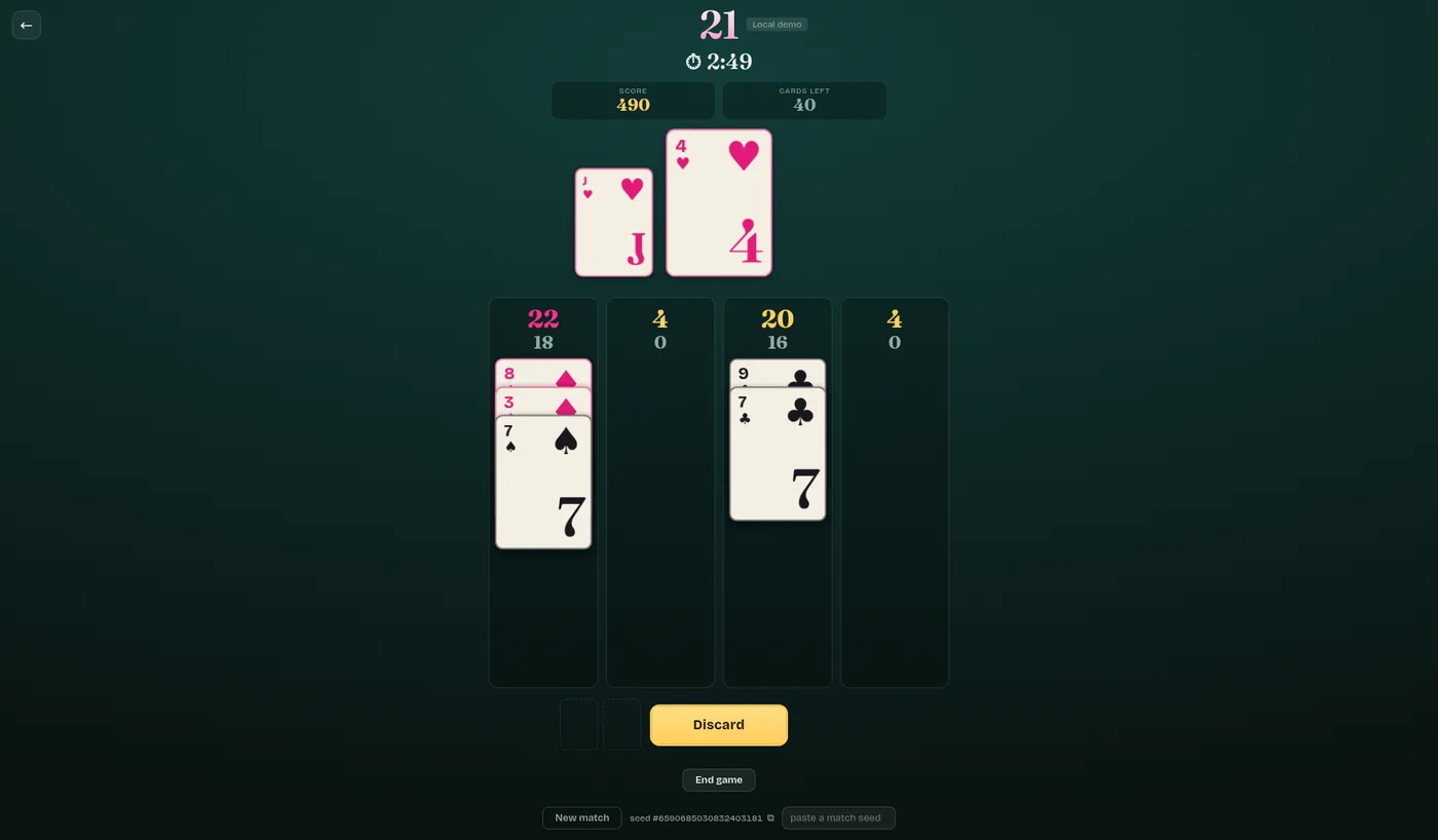 The 21 board